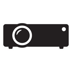 Projector icon. Vector design illustration.