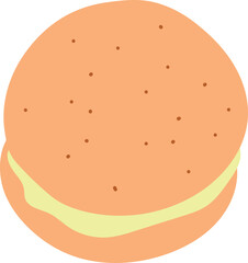 Isolated Macaron Illustration Sweet dessert