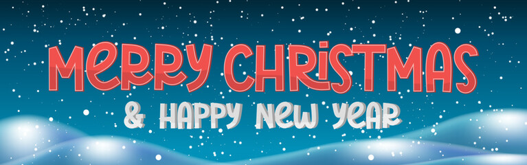 Merry christmas banners