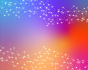 abstract background with stars