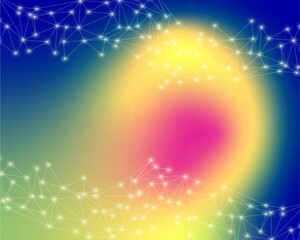 abstract background with stars