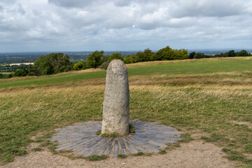 The Stone of Destiny on the Hill of Tara in County Meath in Ireland