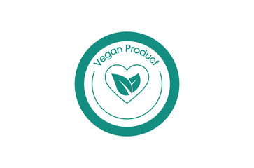 vegan product icon vector illustration 