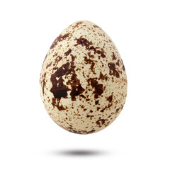 Obraz premium quail eggs, isolated on a white background.