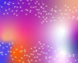 abstract background with stars