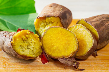 炊飯器で蒸した濃厚なさつま芋