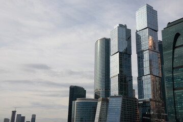 Moscow city  (buildings against the sky)