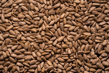 Background in the form of sunflower seeds.
