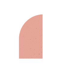 Oriental arch shape, wall art, illustration, mid-century, modern, terracotta, brown, beige, red, brick, geometric, half circles, moon phases, moon, nude, neutral, pink, circle, gritty, texture, geomet