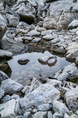 Water pool with Rocks In Norway