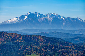 Fototapeta na wymiar High Tatras - the highest alpine part of the Tatras.