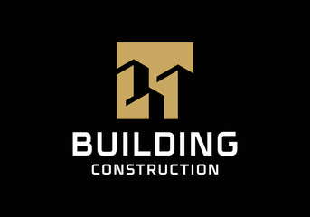 Building construction logo icon design