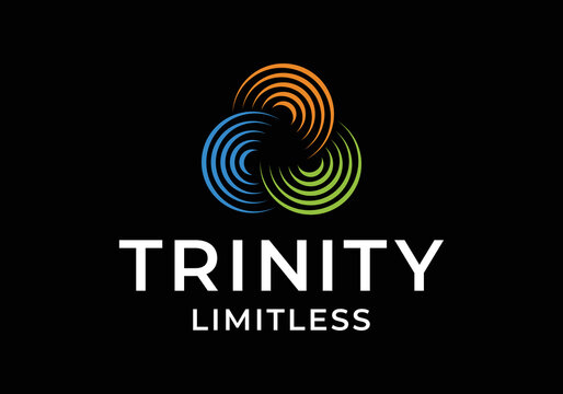 Trinity limitless logo icon design template