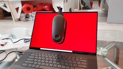Calibration of laptop led red screen,monitor color.Computer display calibration for true accurate...