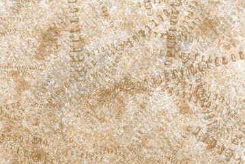 Geometric letter background. School blur texture