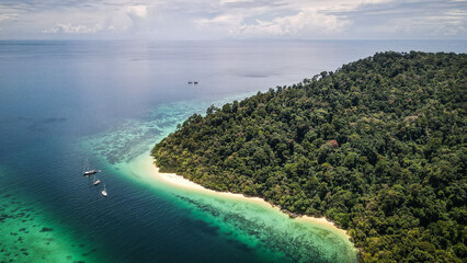 Scenic Koh Rok Island in Thailand