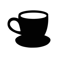 Best quality coffee cup icon | Black Vector illustration |