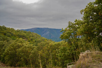 Fototapeta premium View over mountains