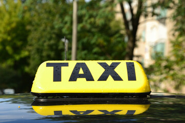 taxi sign