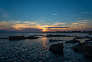 The last sunrays of the day