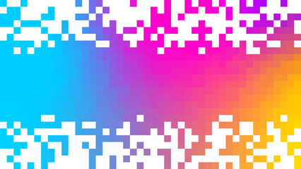 Pixel mosaic background. Colorful geometric background. Vector template design