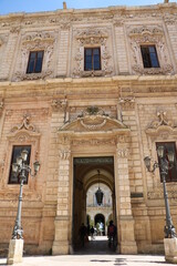 Basilica of Santa Croce in Lecce, Italy