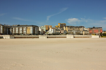 Obraz premium big beach in Foz, Galicia, Spain