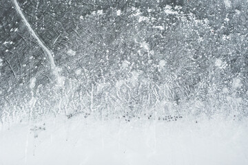 Abstract frozen water. Ice texture, winter background. ice pattern