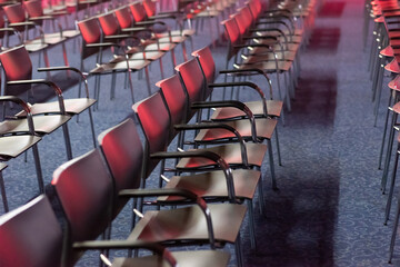 Chairs in the conference hall