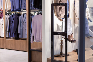 Scanner entrance gate for prevent theft in a clothes store.