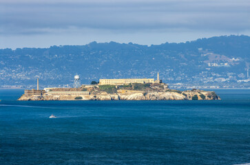 Alcatraz prison in San Francisco bay, California