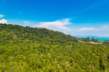 Fototapeta na wymiar Panoramic view of Langkawi