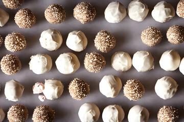 a picture of cake pops, sweet and sugary snack, high calorie food
