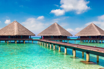 Water Villas (Bungalows) in the Maldives