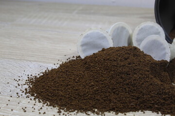 Café molido en polvo