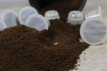 Café molido en polvo