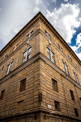 Pienza, Gebäude, Mauer, Altbau, Geschichte, Alt, Gemeinde, Stadt, Bibliothek 