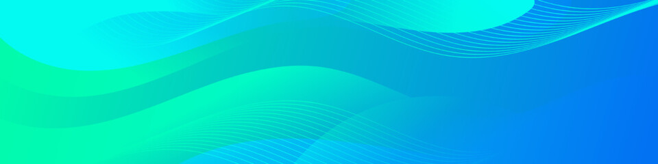 Abstract Blue Fluid Banner Template. Modern background design. gradient color. Dynamic Waves. Liquid shapes composition. Fit for banners