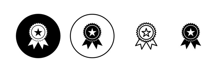 Badge icon vector. Awards icon vector. Achieve sign and symbols