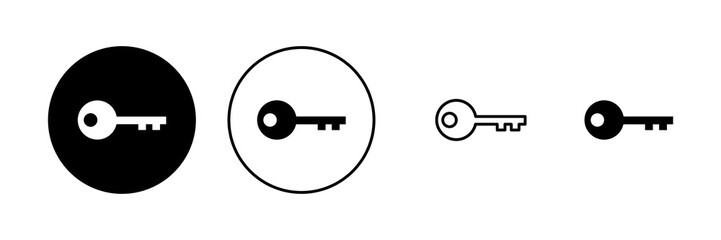 Key icon vector. Key sign and symbol.