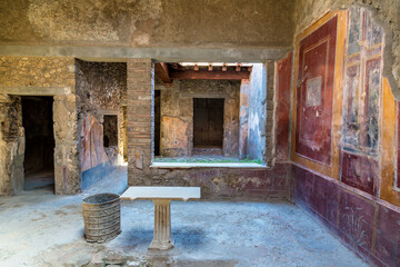 Pompeii city in Italy