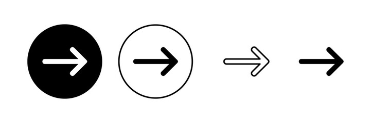 Fototapeta premium Arrow icon vector. Arrow sign and symbol for web design.