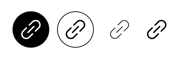 Link icon vector. Hyperlink chain sign and symbol