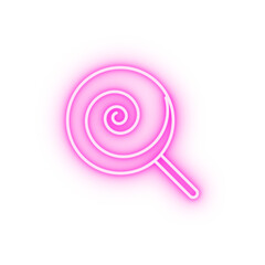 lollipop neon icon