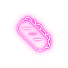 sandwich neon icon