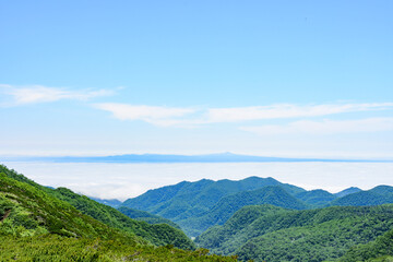 北海道　知床峠の眺望