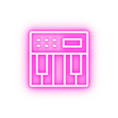 Organ neon icon