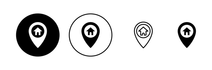 Maps and pin icon vector. location sign and symbol. geo locate, pointer icon.