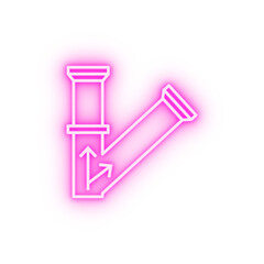 Plumber junction neon icon