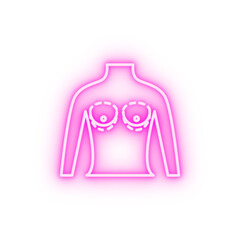 augmentation plastic neon icon